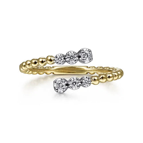 Diamond Bypass Ring