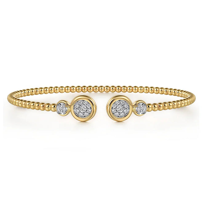 Bezel End Caps Bangle