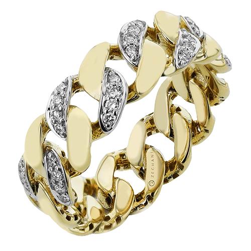 Two Tone Link Ring