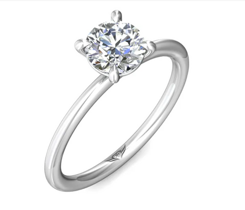 Round Tiffany Style Solitaire