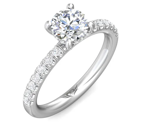 Tiffany Solitaire with Surprise Diamonds