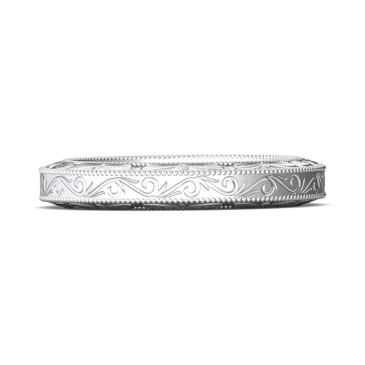 Vintage Wedding Band — style 5137SOLWB-AENG
