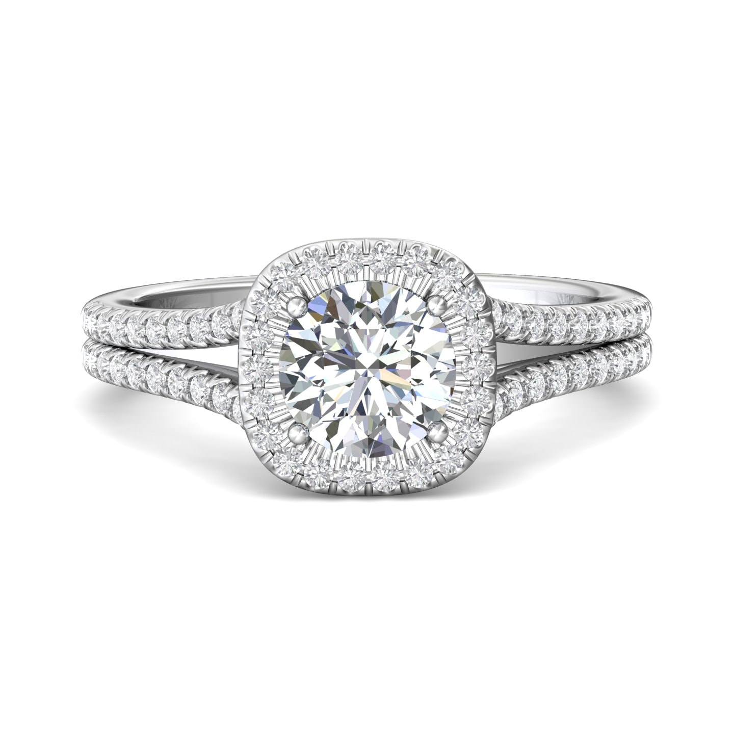 Split Shank Engagement Ring — style CM09S