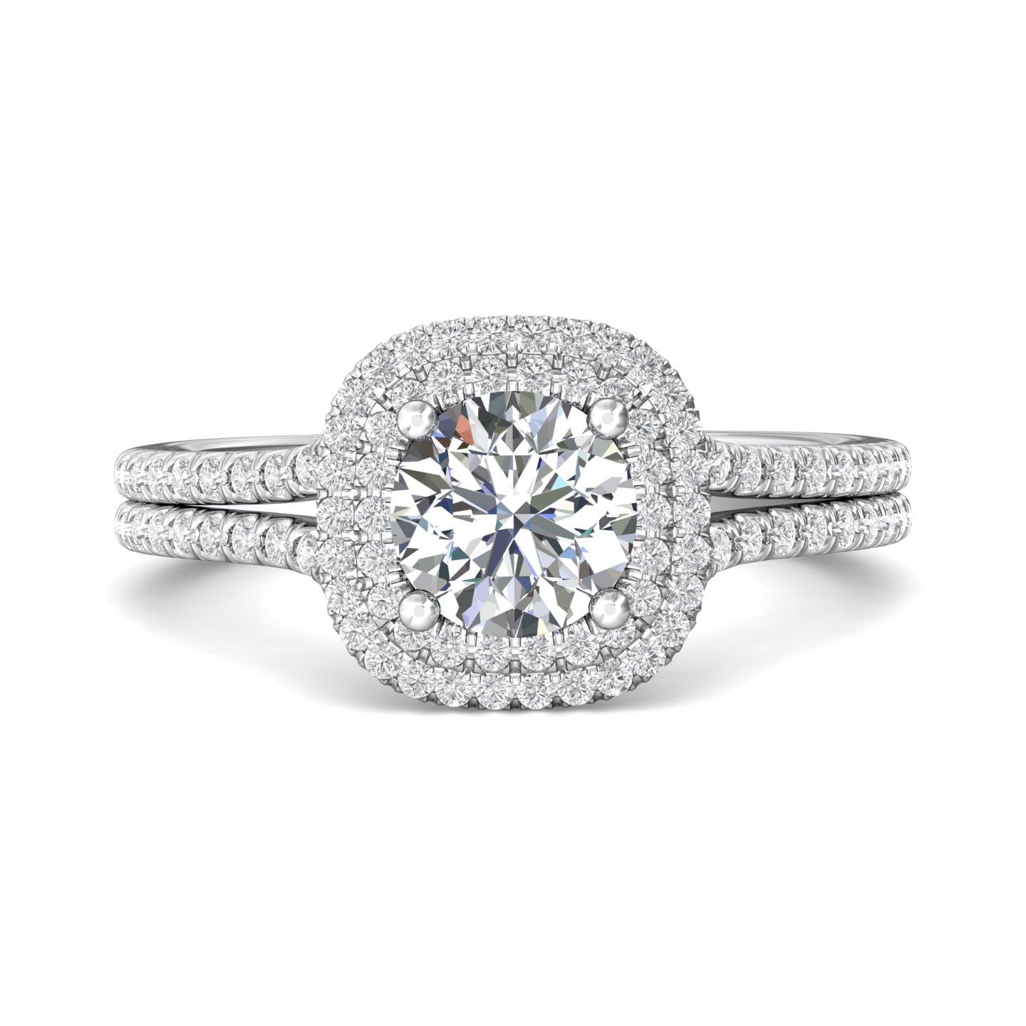 Split Shank Engagement Ring — style CM10XSDBL
