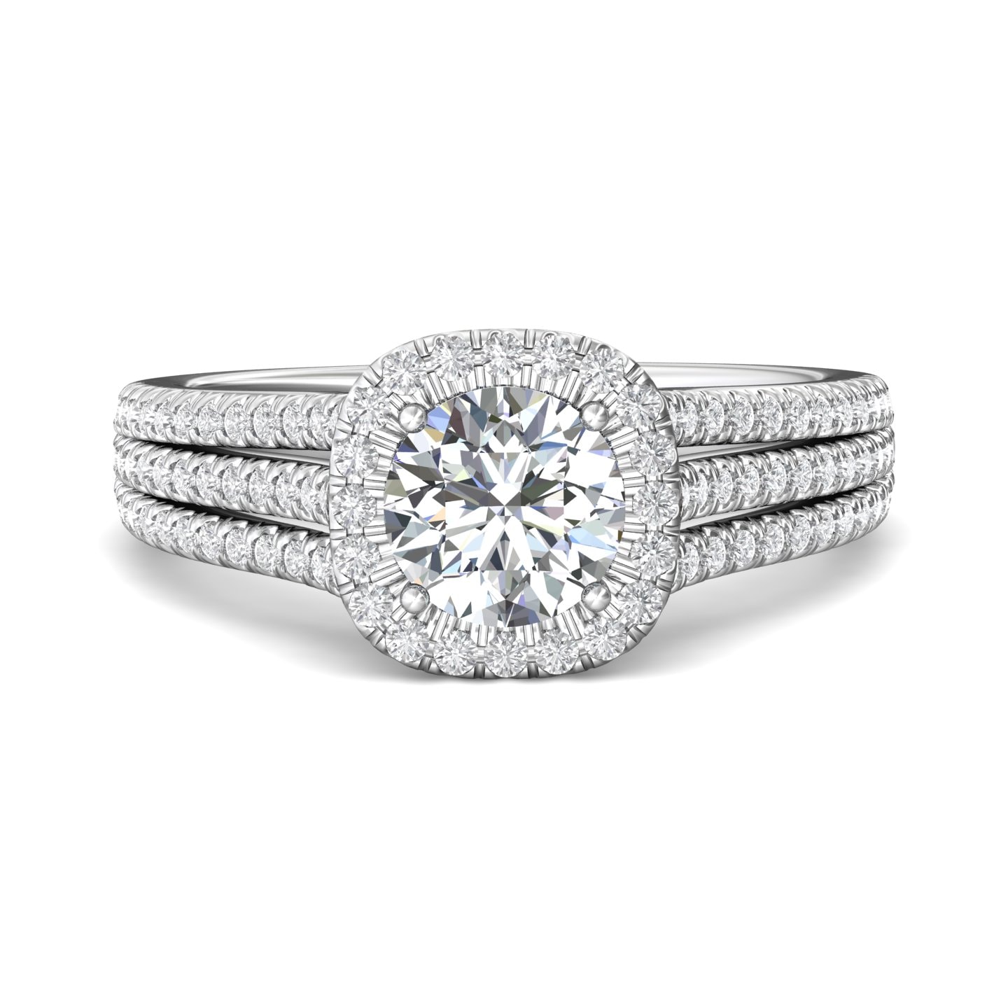 Split Shank Engagement Ring — style CM26