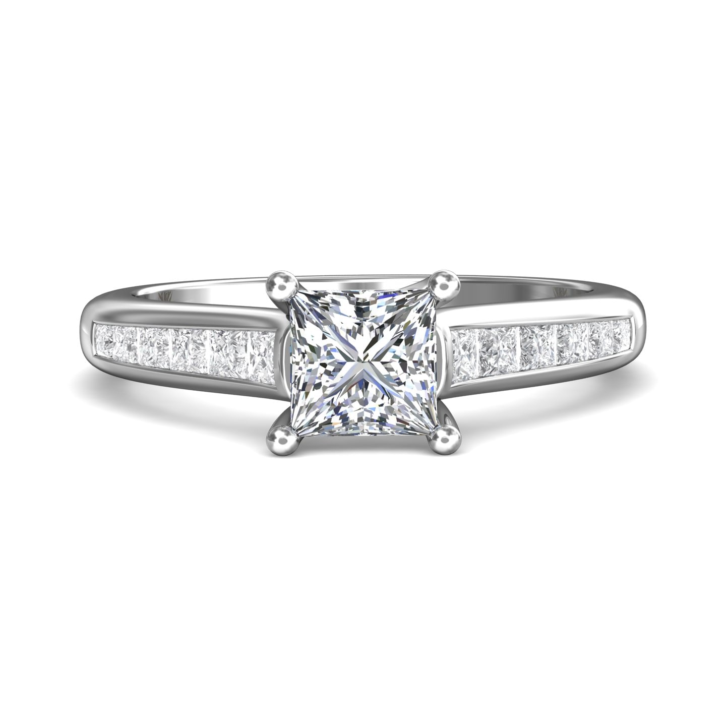 Channel/Shared Prong Engagement Ring — style CTC01MPC