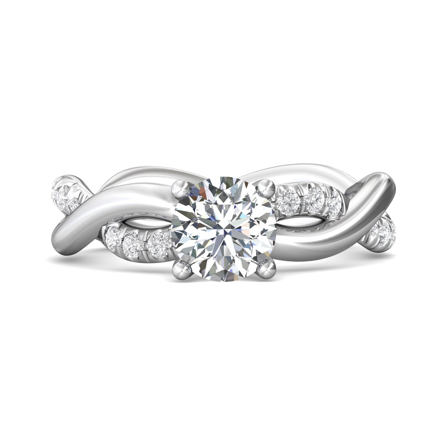 Split Shank Engagement Ring — style CYM25