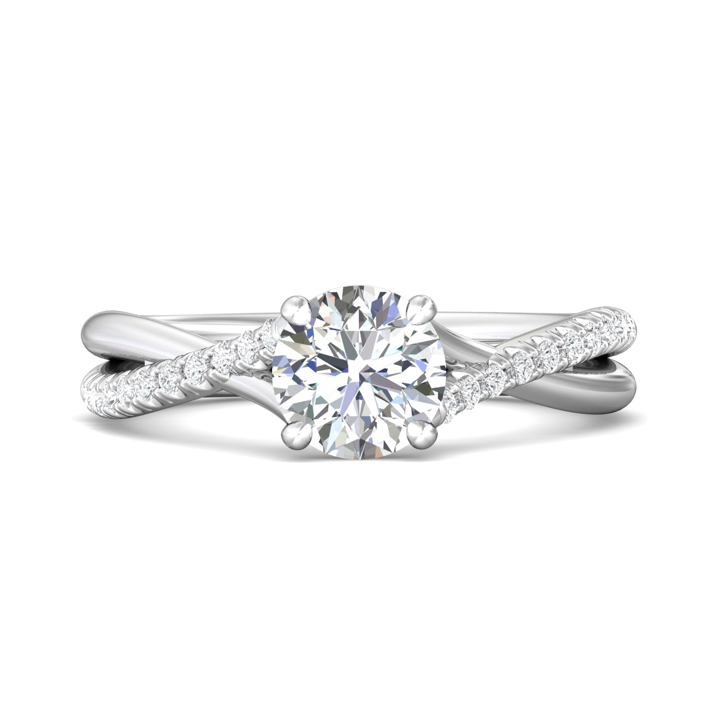 Split Shank Engagement Ring — style DERM100XSR