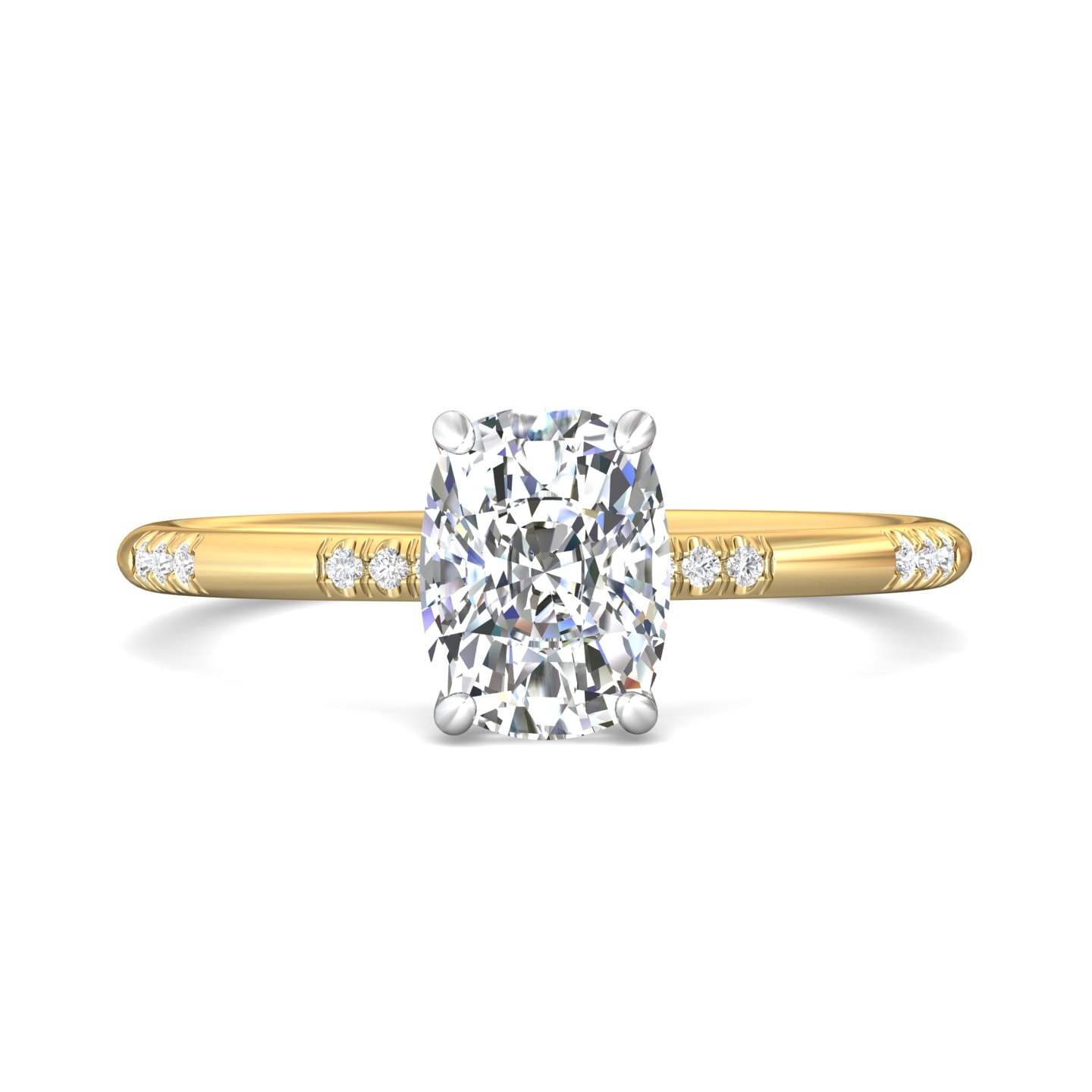 Micropave Engagement Ring — style DERM42XS2R-1