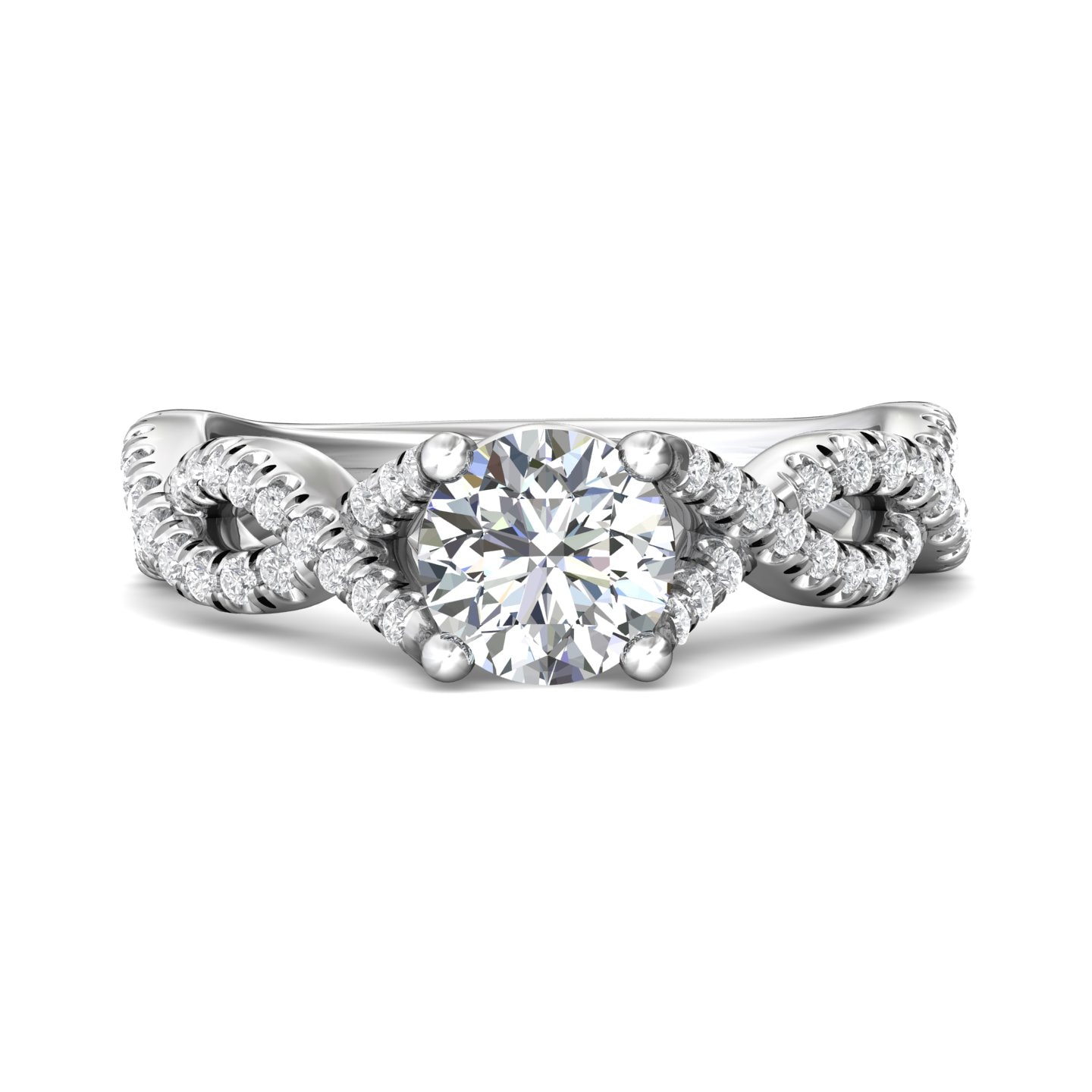 Split Shank Engagement Ring — style DERM58S