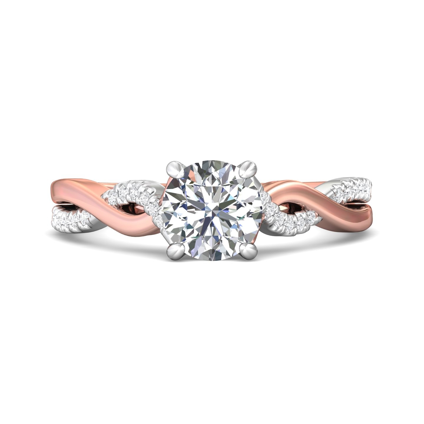 Split Shank Engagement Ring — style DERM88XS