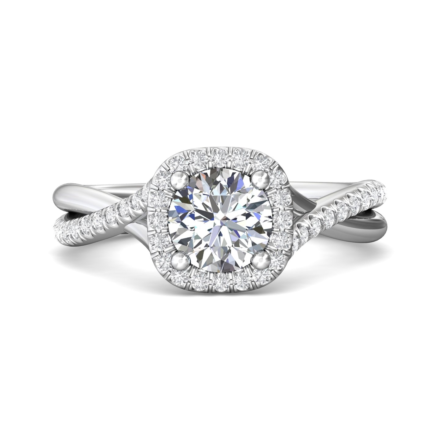 Split Shank Engagement Ring — style DERMH13R