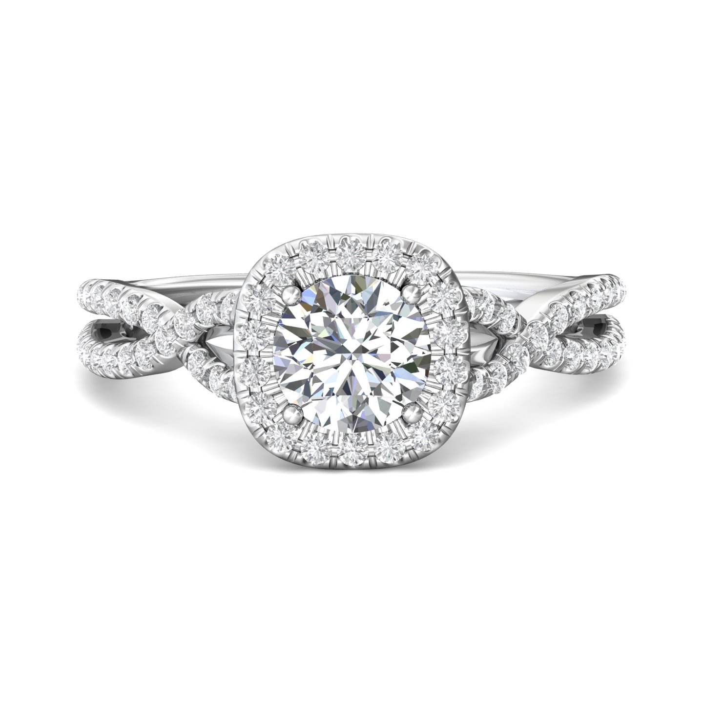 Split Shank Engagement Ring — style DERMH27XS