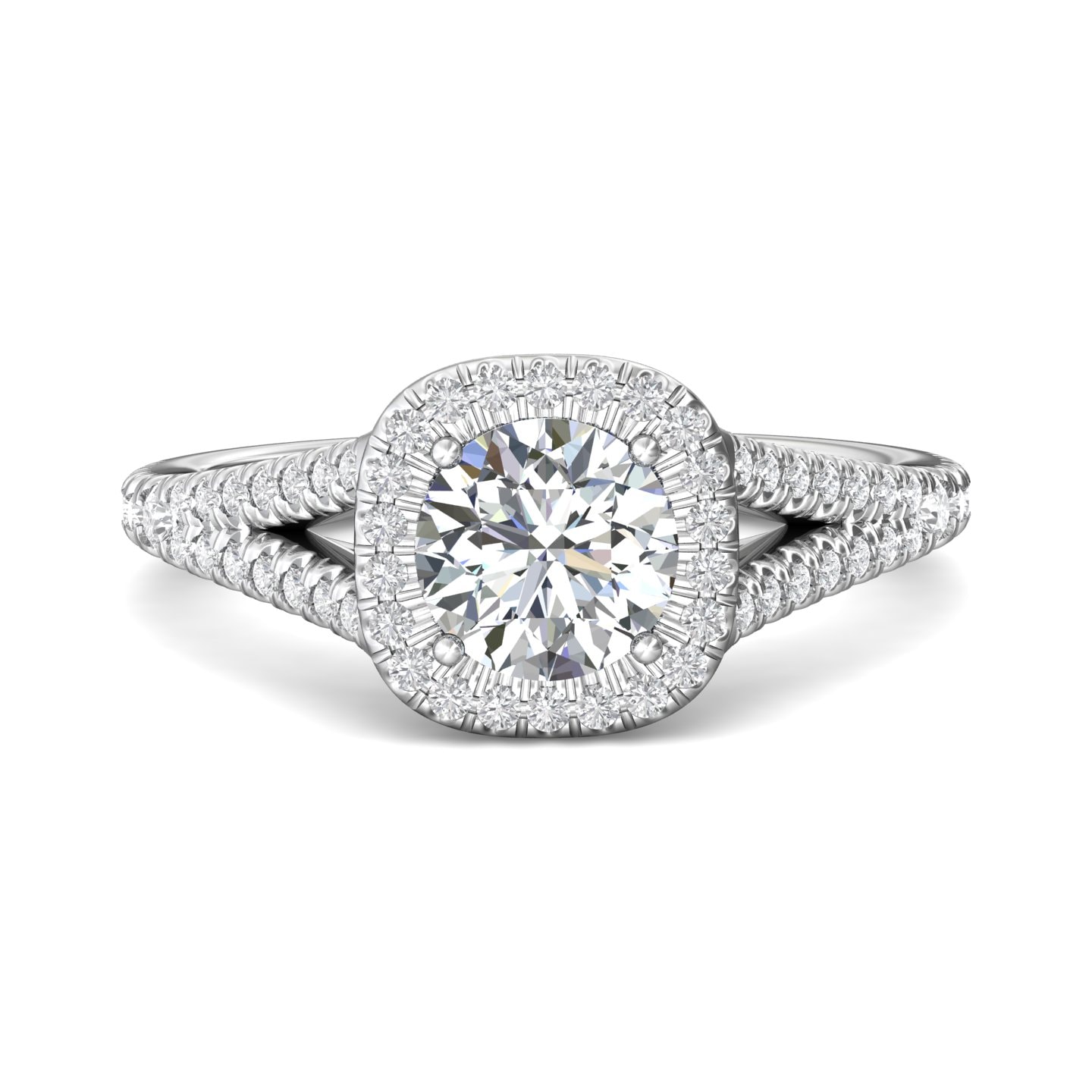Split Shank Engagement Ring — style DERMH40XXS