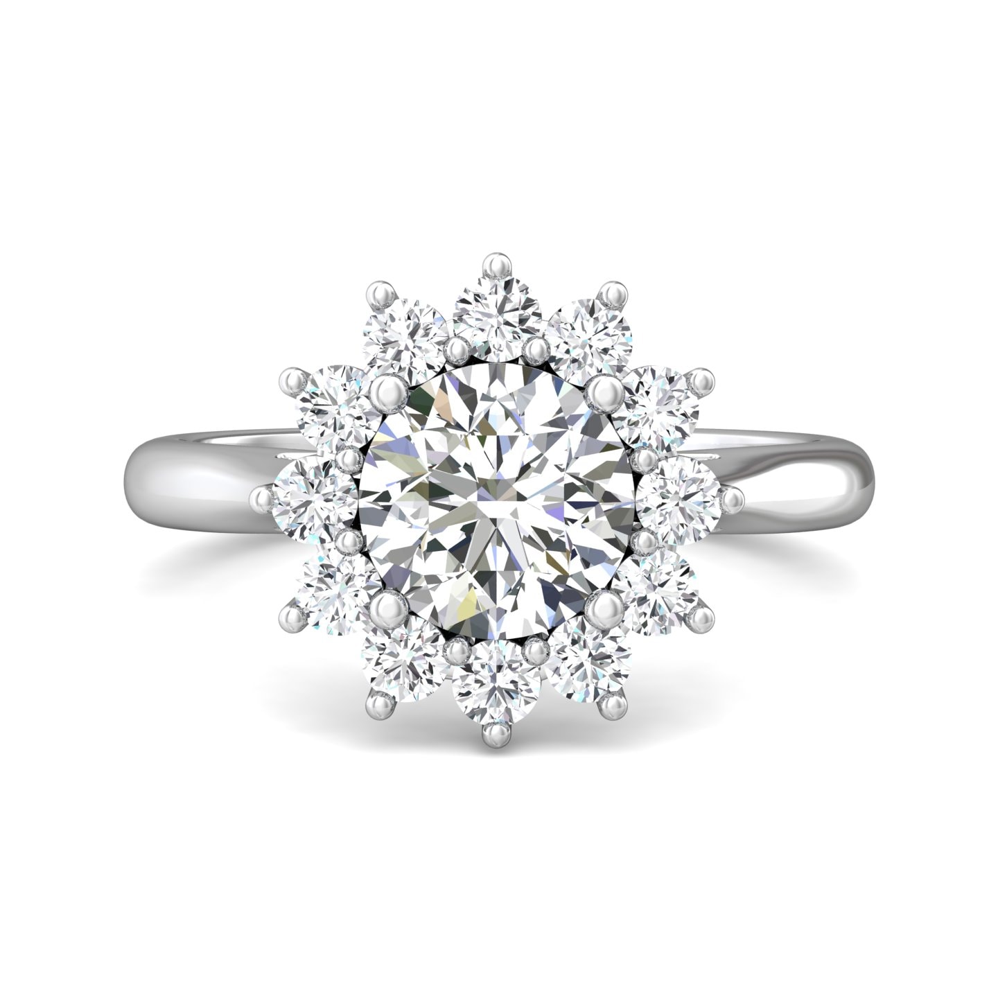 Solitaire Engagement Ring — style DERMH83
