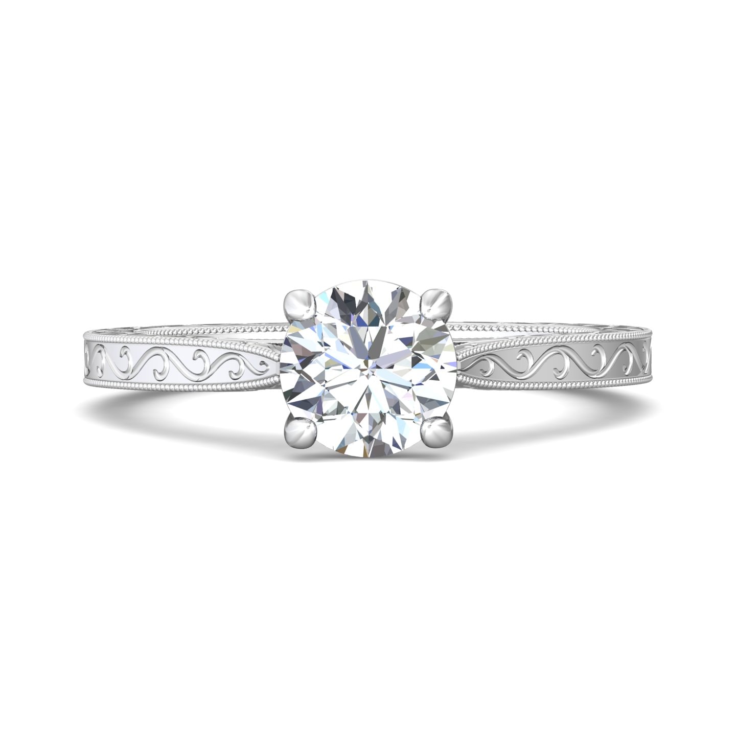 Vintage Engagement Ring — style DERS02XXSR-AENG