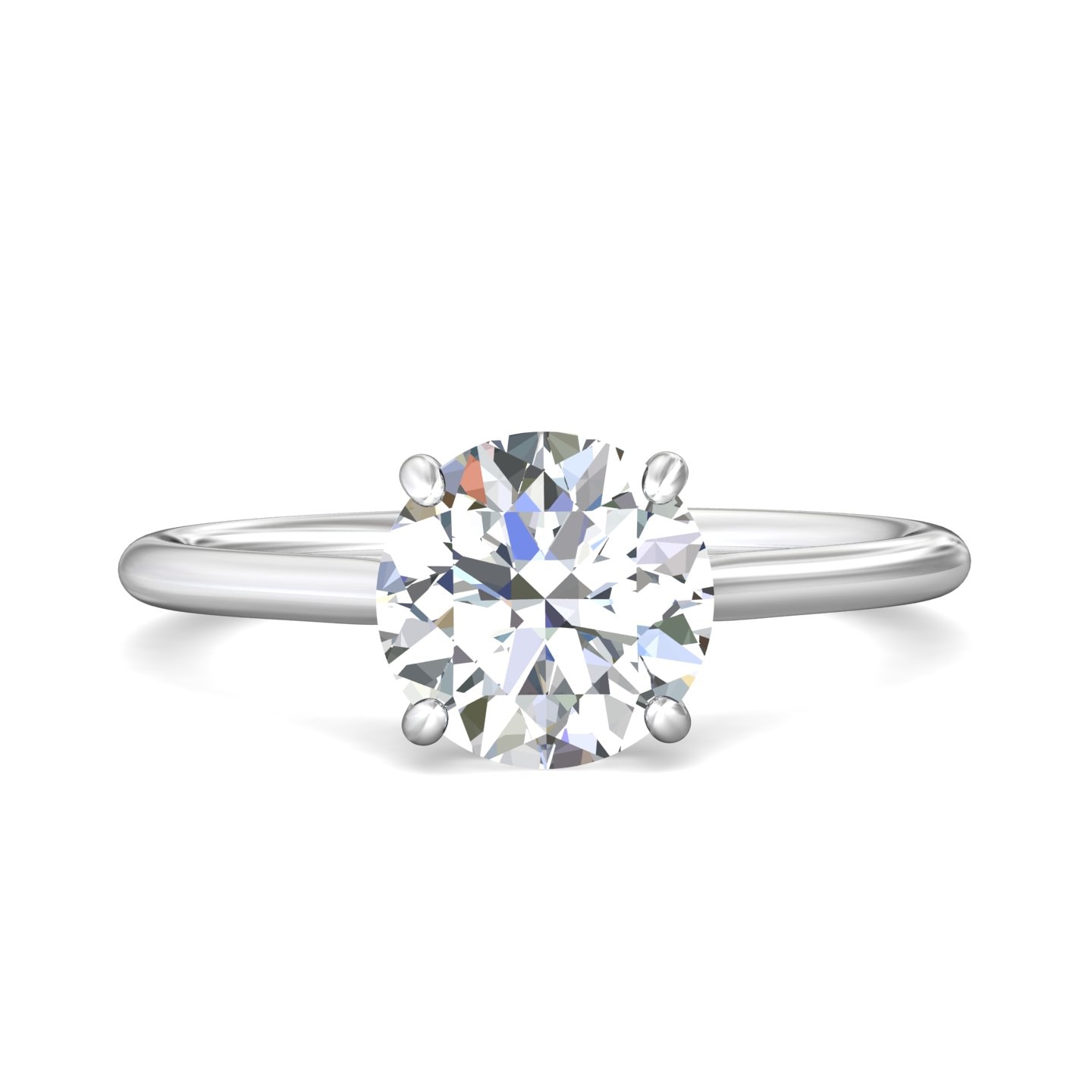 Solitaire Engagement Ring — style DERS50R-1.5