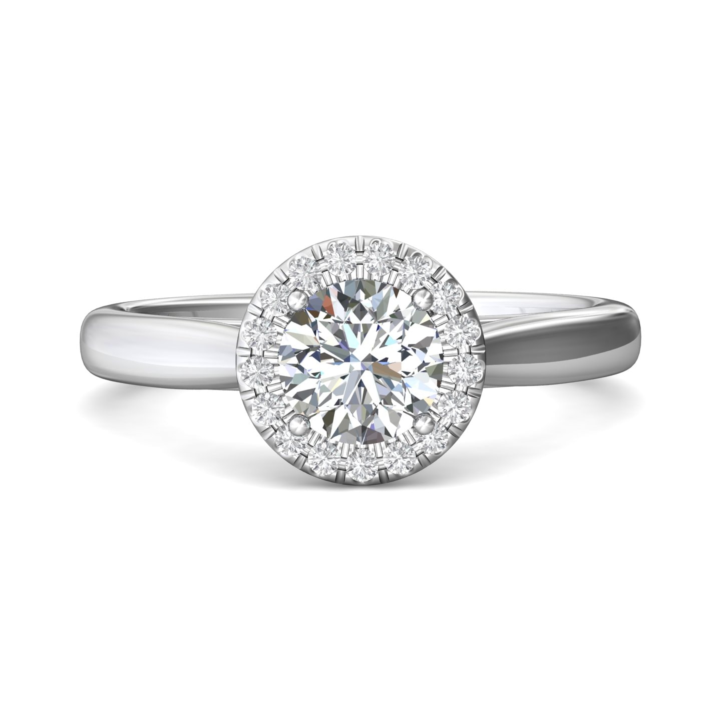 Solitaire Engagement Ring — style DERSH01XS