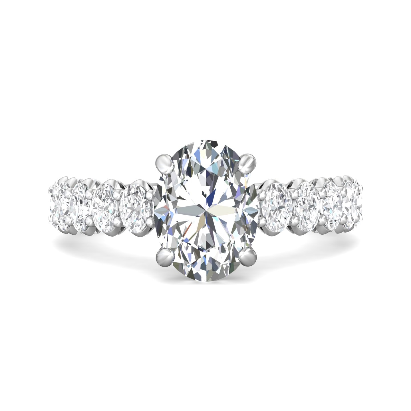 Channel/Shared Prong Engagement Ring — style DERSPAOV12R-1.02