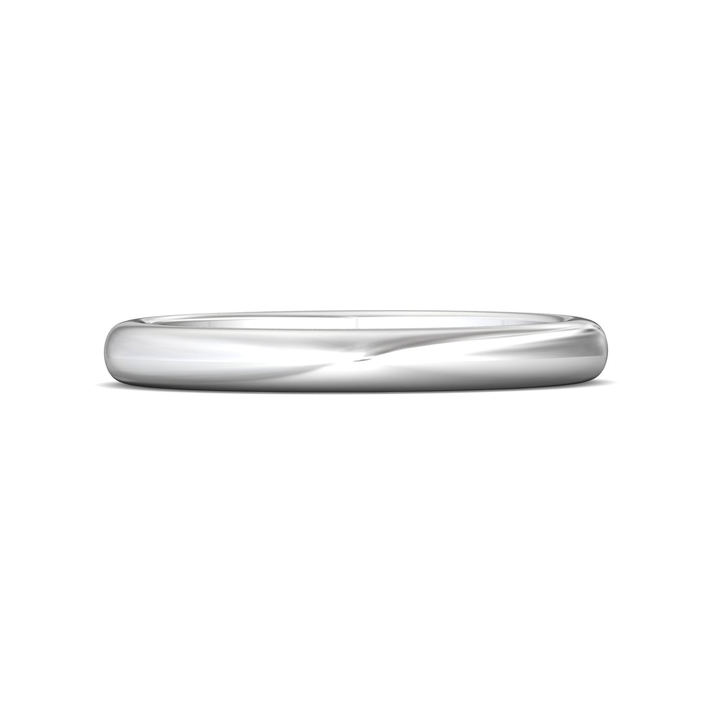 Solitaire Wedding Band — style DWBS01-2.6