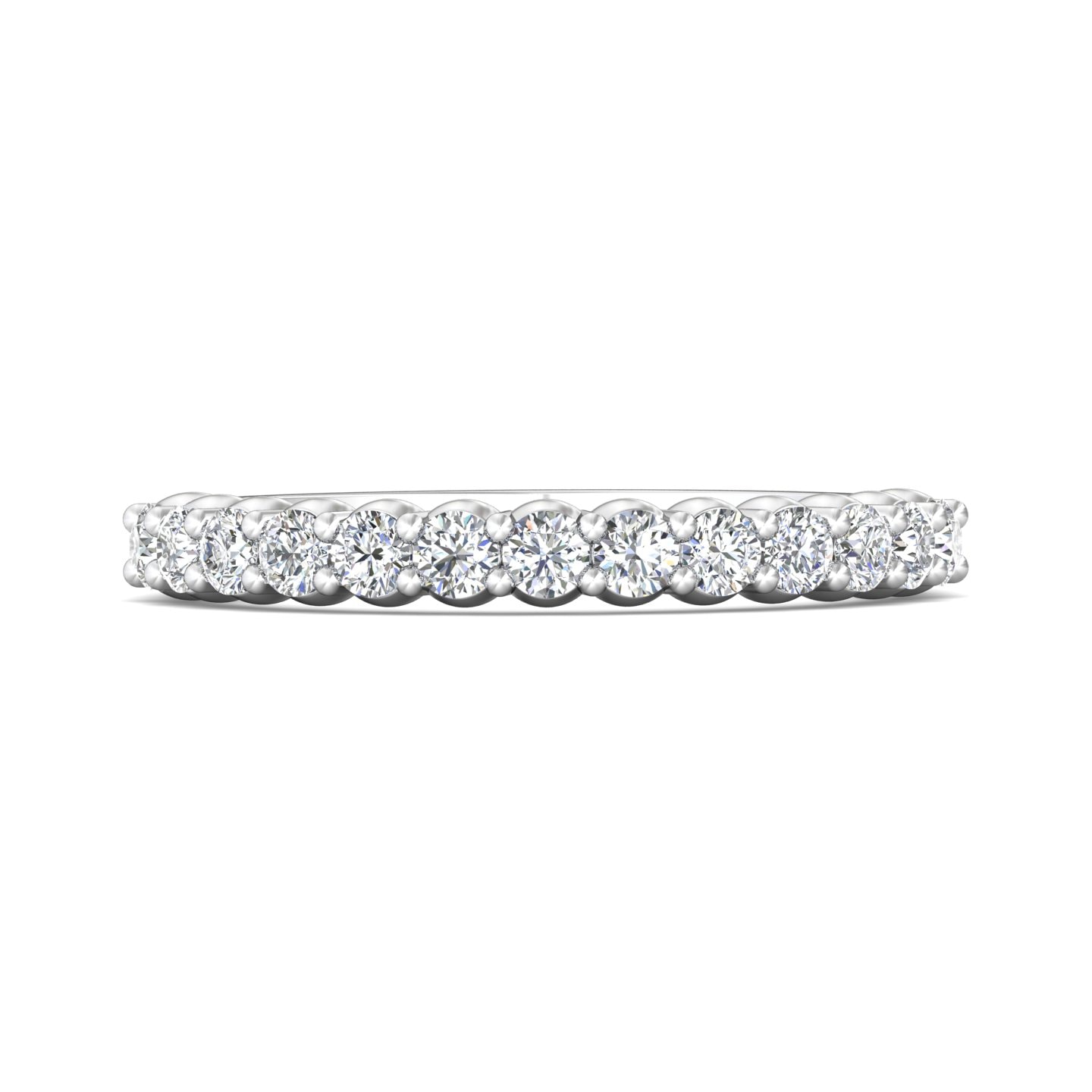 Channel/Shared Prong Wedding Band — style DWBSP3-.50