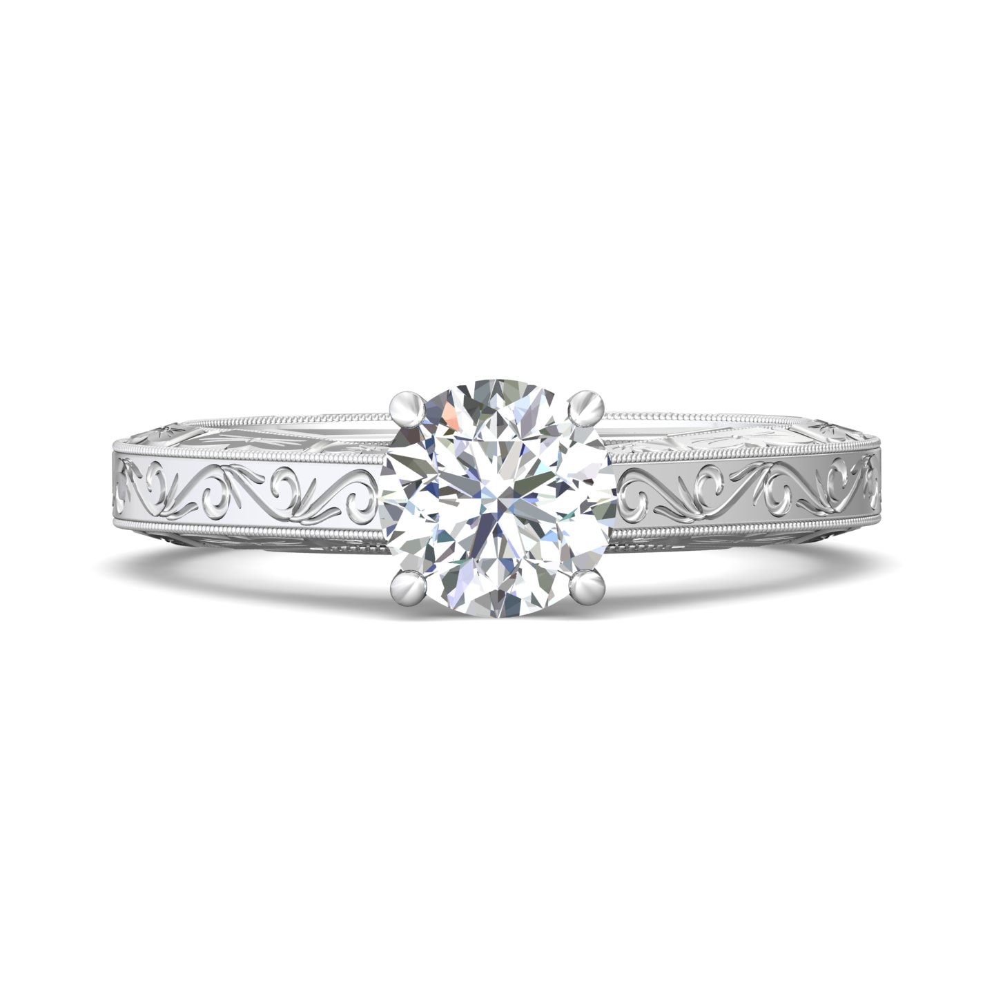 Vintage Engagement Ring — style V5137ESOLR-AENG
