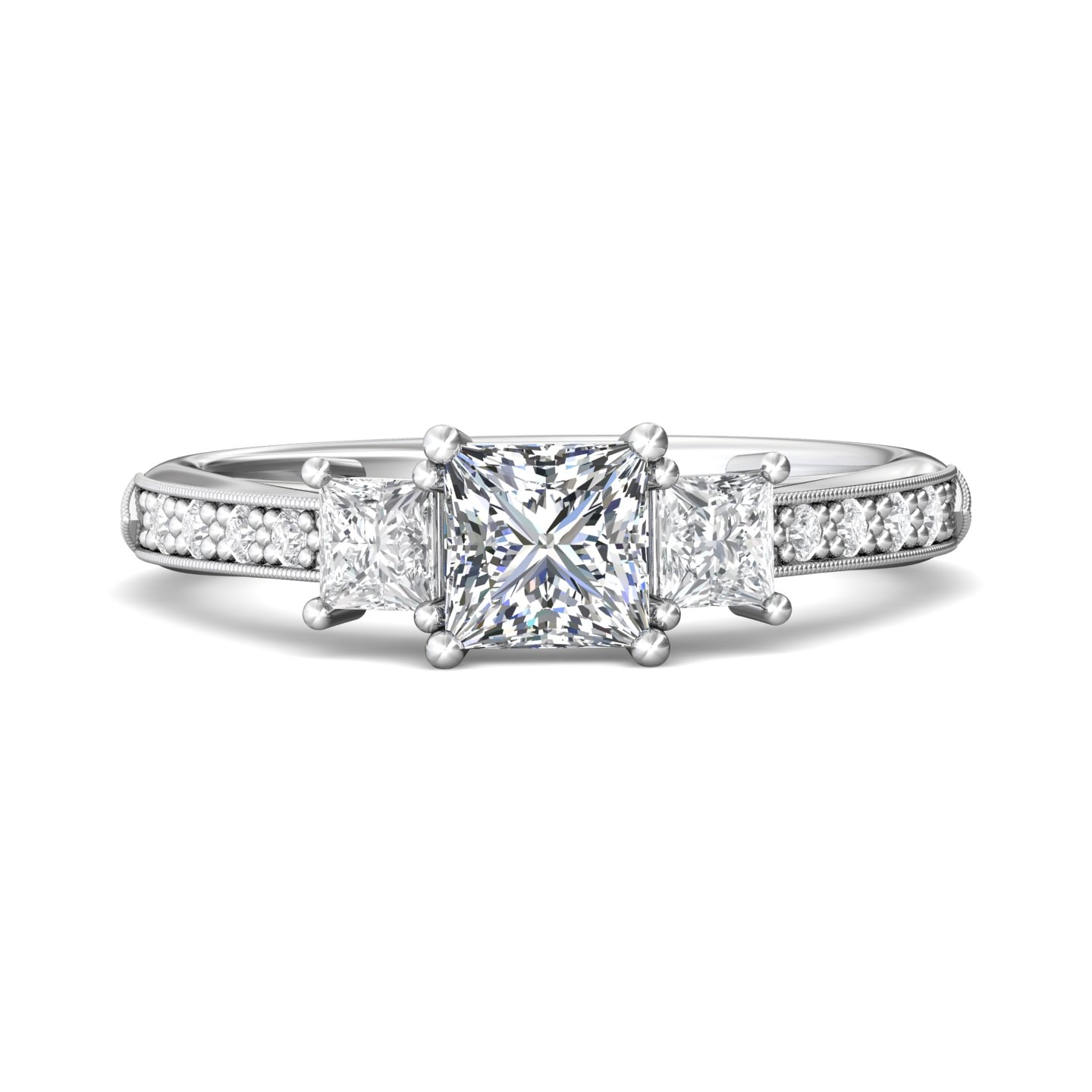 Three Stone Engagement Ring — style V5137XSPR