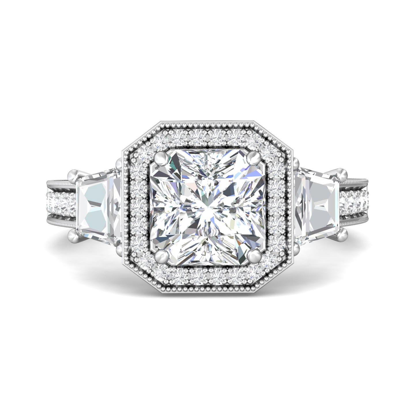 Vintage Engagement Ring — style V5265SSTR-AENG