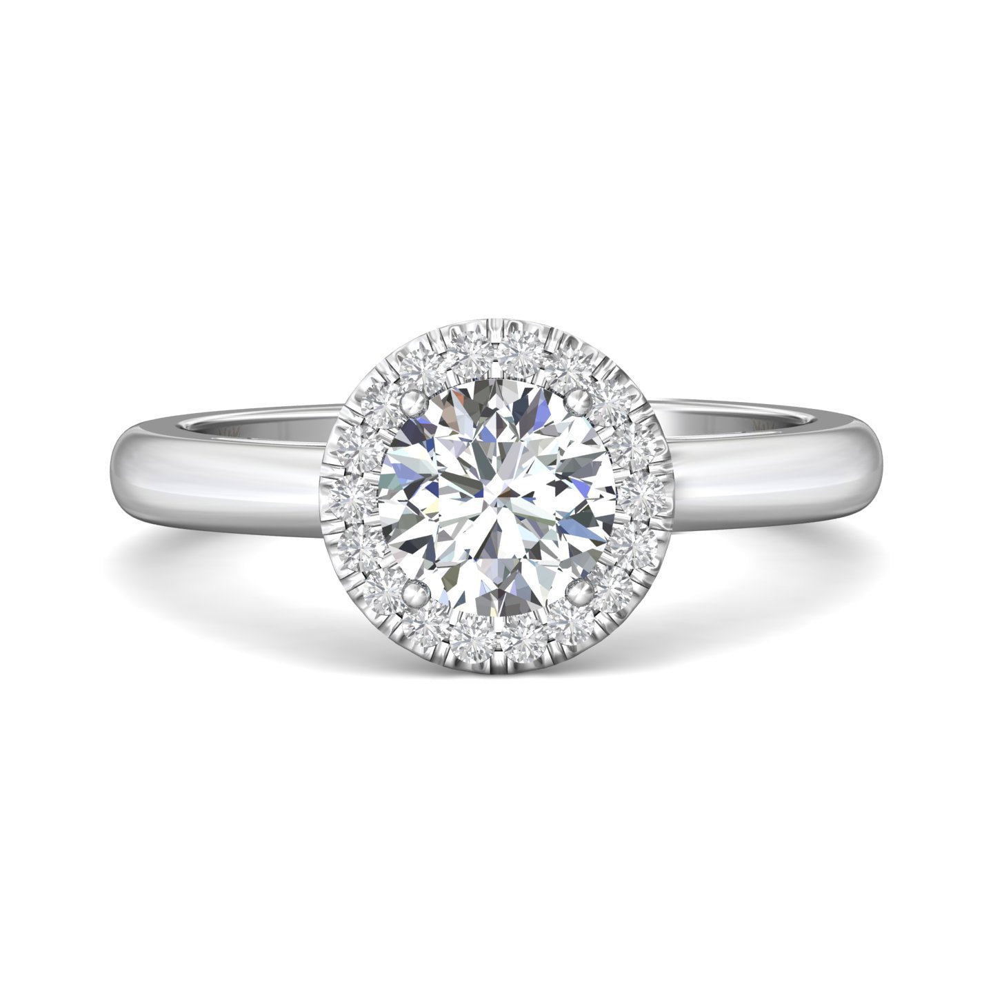 Solitaire Engagement Ring — style VS07