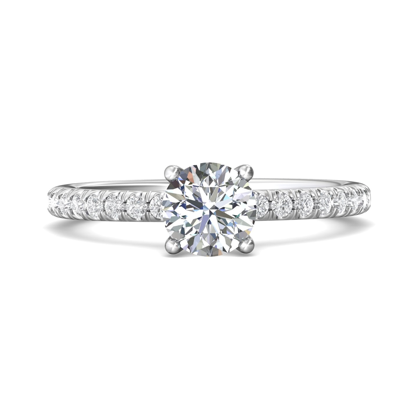 Micropave Engagement Ring — style CM03