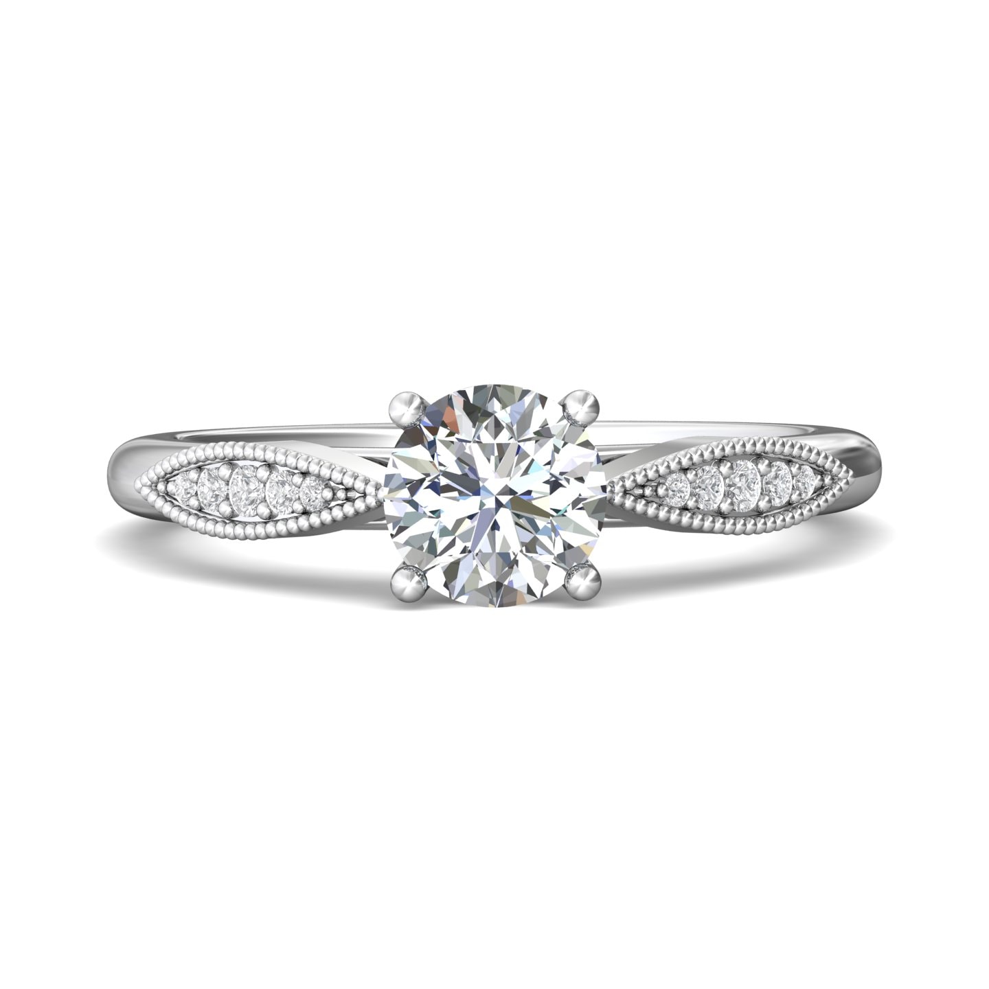 Micropave Engagement Ring — style DERM31XS