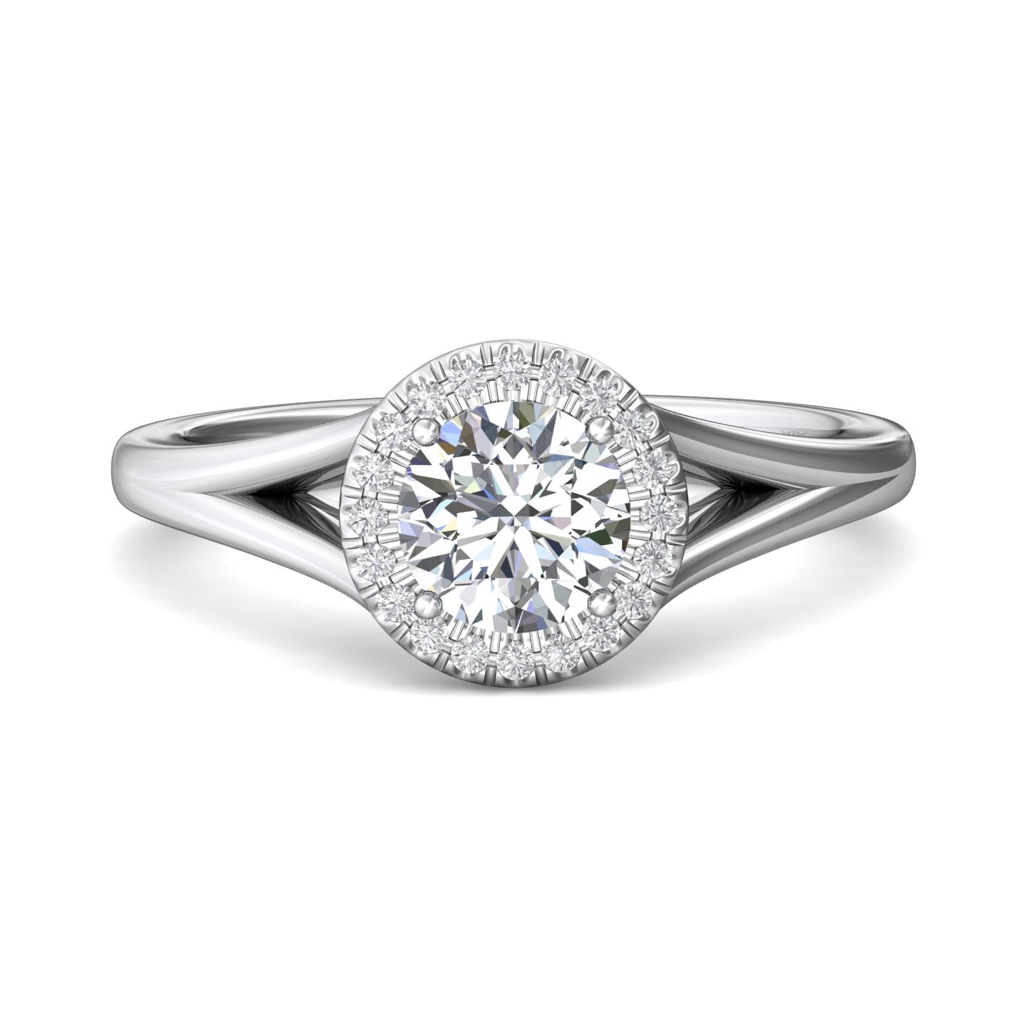 Split Shank Engagement Ring — style DERM50XS