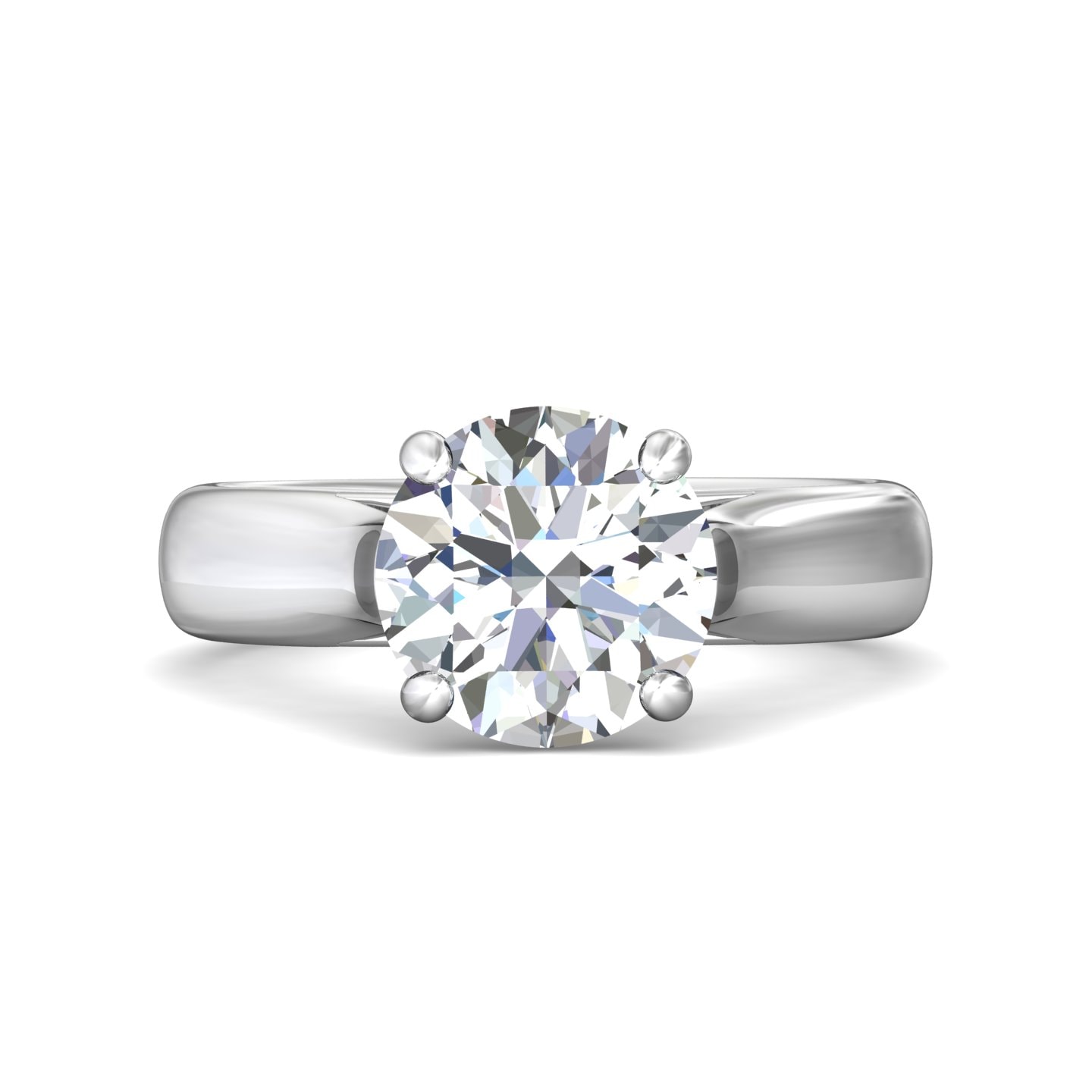 Solitaire Engagement Ring — style DERS01L