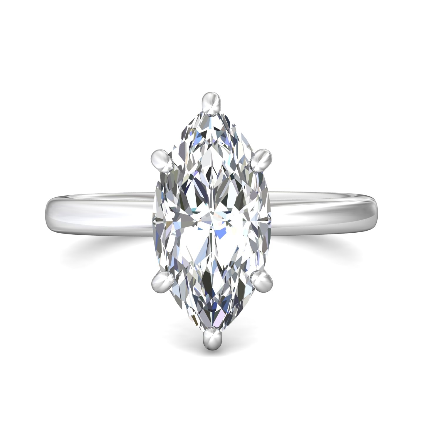 Solitaire Engagement Ring — style DERS28M