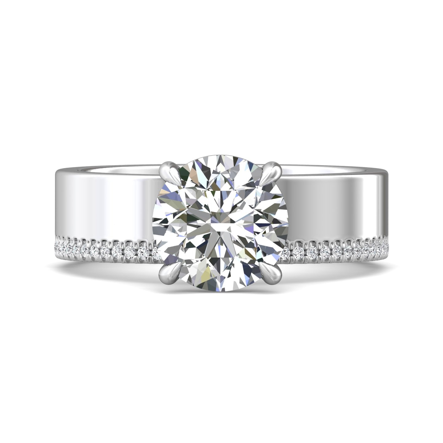 Solitaire Engagement Ring — style DERS43M