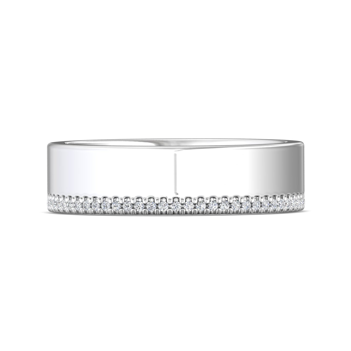 Solitaire Wedding Band — style DWBS43M