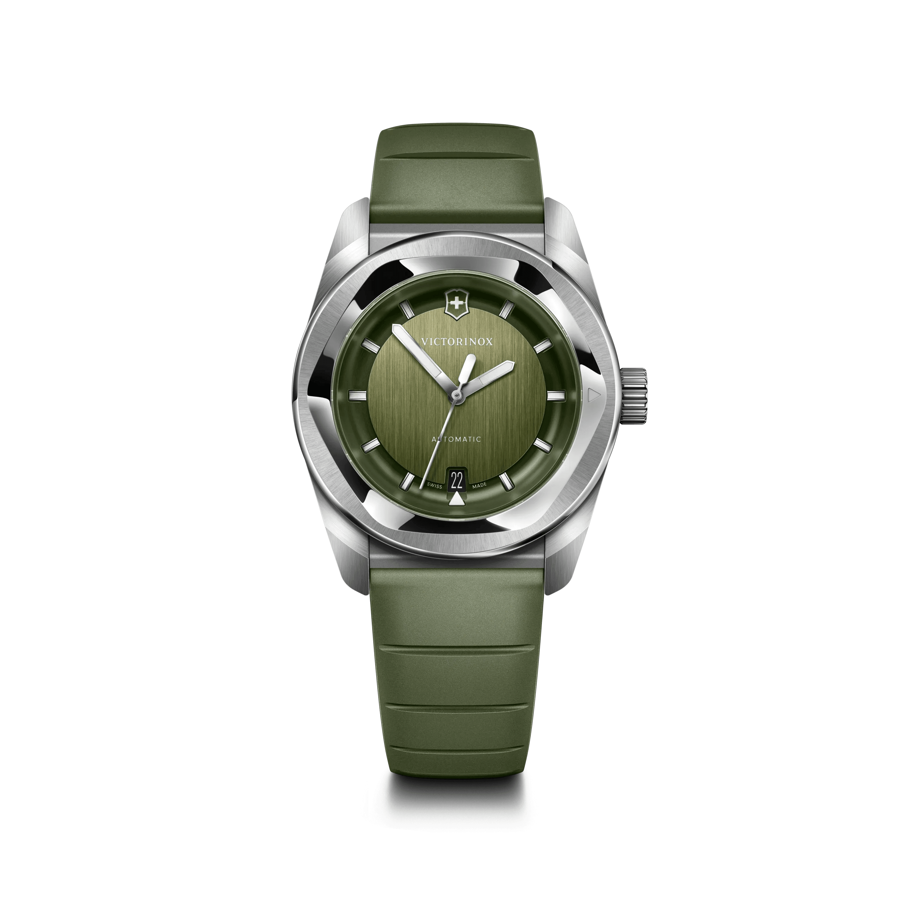 Concept One Automatic 39mm — Green Dial / Green Rubber Strap — Victorinox style 242058