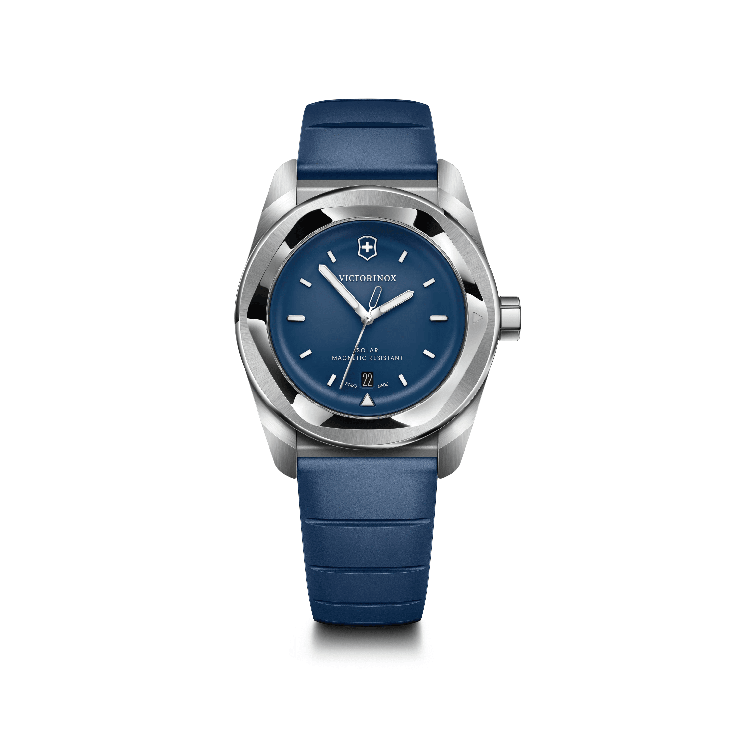 Concept One Solar 39mm — Blue Dial / Blue Rubber Strap — Victorinox style 242053