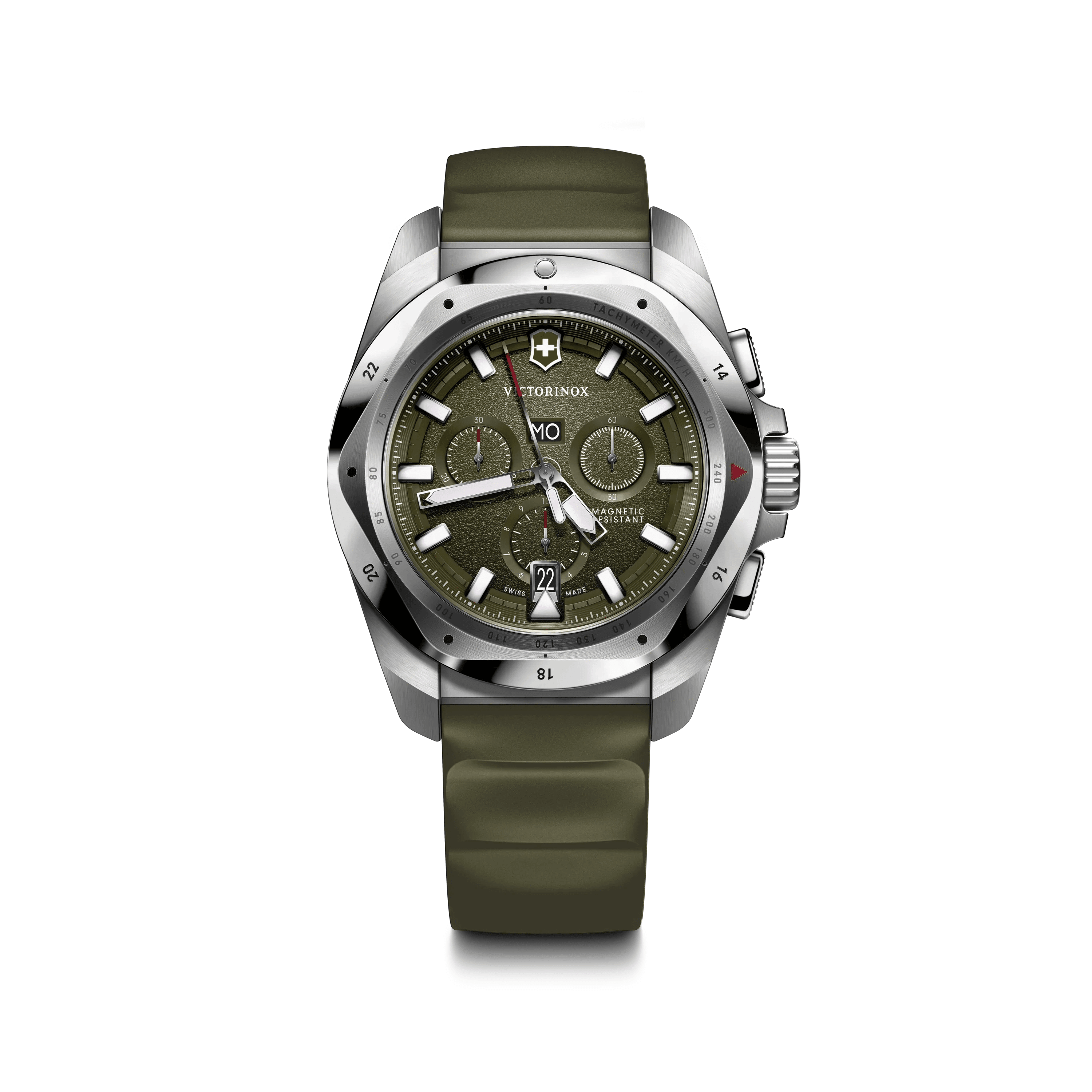 I.N.O.X. 43mm — Green Dial / Green Rubber — Victorinox style 242081