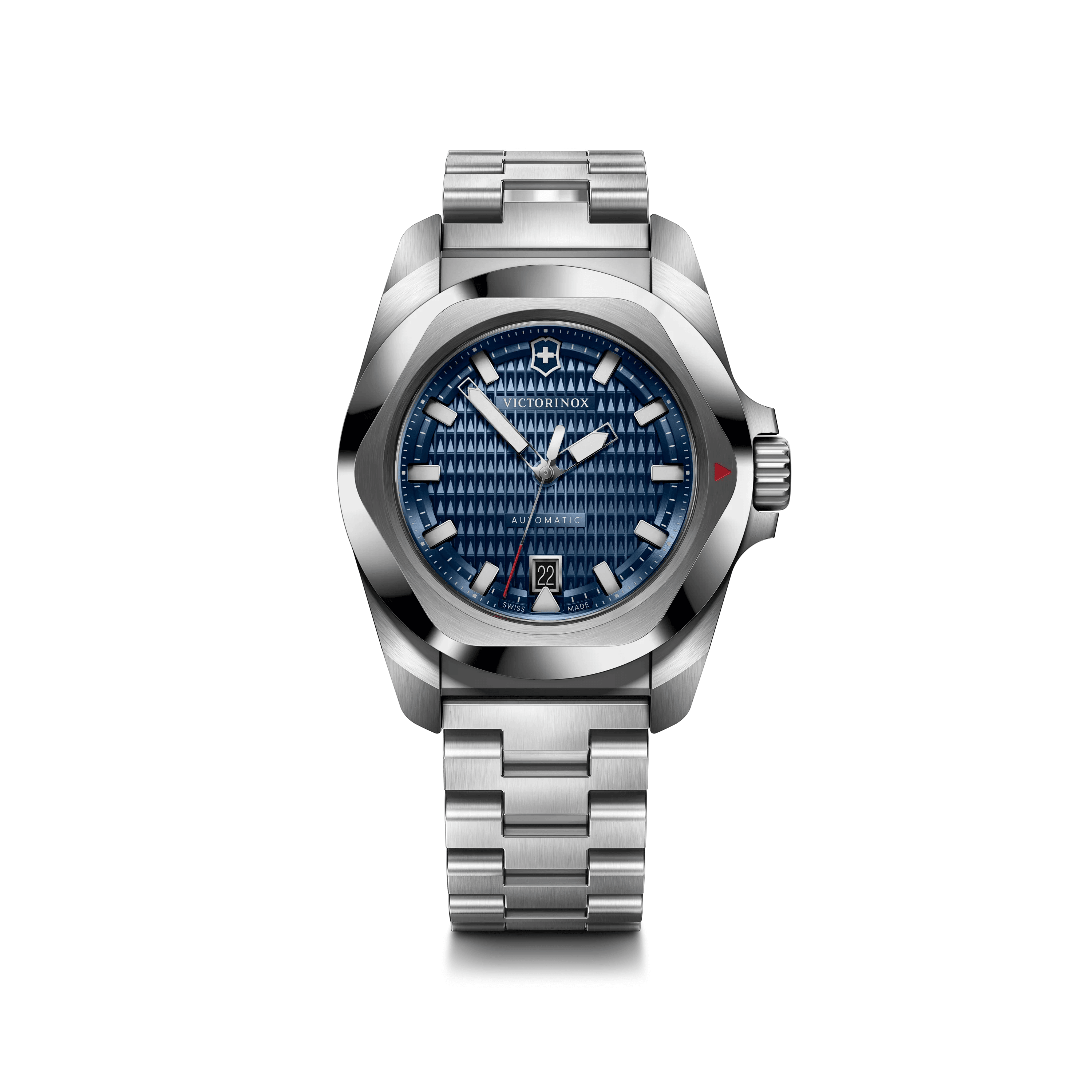 I.N.O.X. Automatic 41mm — Blue Dial / Silver Stainless Steel Bracelet — Victorinox style 242020