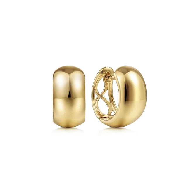 Gold Huggies Earrings