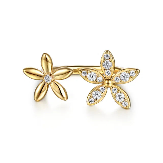 Open Floral Ring