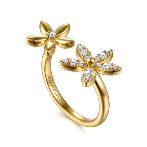 Open Floral Ring