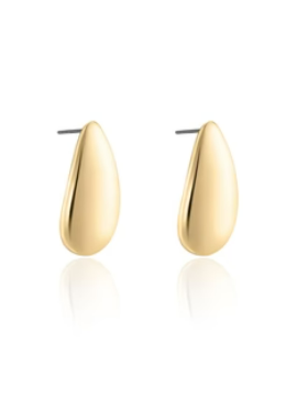 Golden Teardrop Earrings