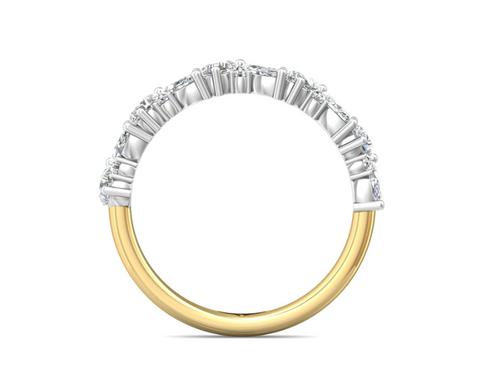 Mixed Shape Diamond Band