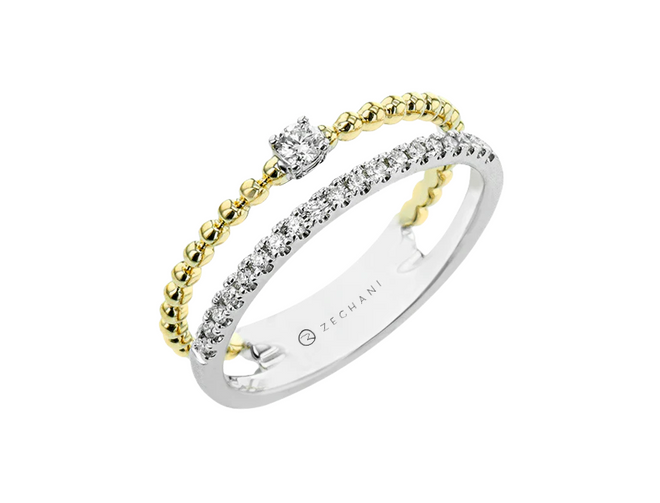 Two Tone Stacking Ring