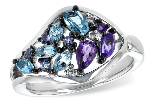 Multicolor Statement Ring