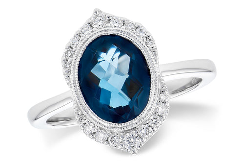 London Blue Topaz Cocktail Ring