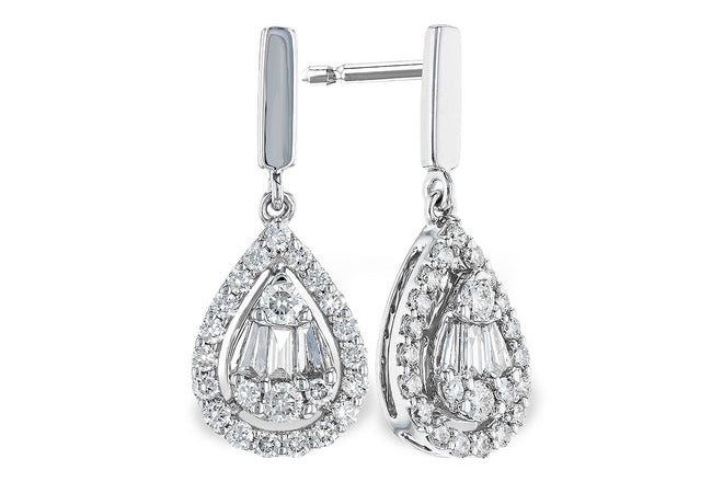 Teardrop Cluster Dangle Earrings