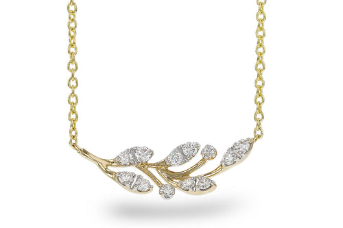 Diamond Flower Necklace